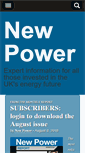 Mobile Screenshot of newpower.info