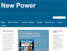 Tablet Screenshot of newpower.info